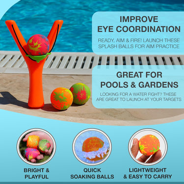 1 Pcs Water splash Ball Slingshot